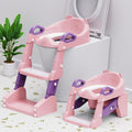 Potty Training Seat with Soft Cushion - 3-in-1 Toddler Toilet Seat