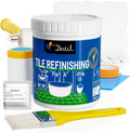 Tub Paint Tub and Tile Refinishing Kit - Easy DIY Semi-Gloss White