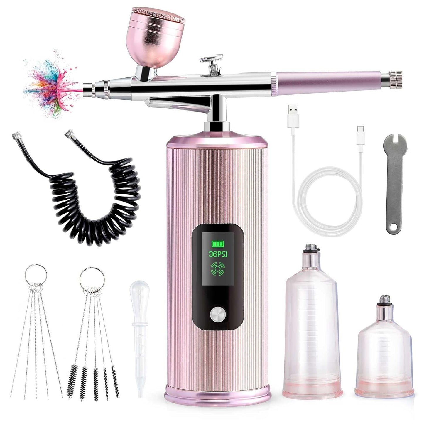 Rechargeable Cordless Airbrush Kit - Precision Artistry