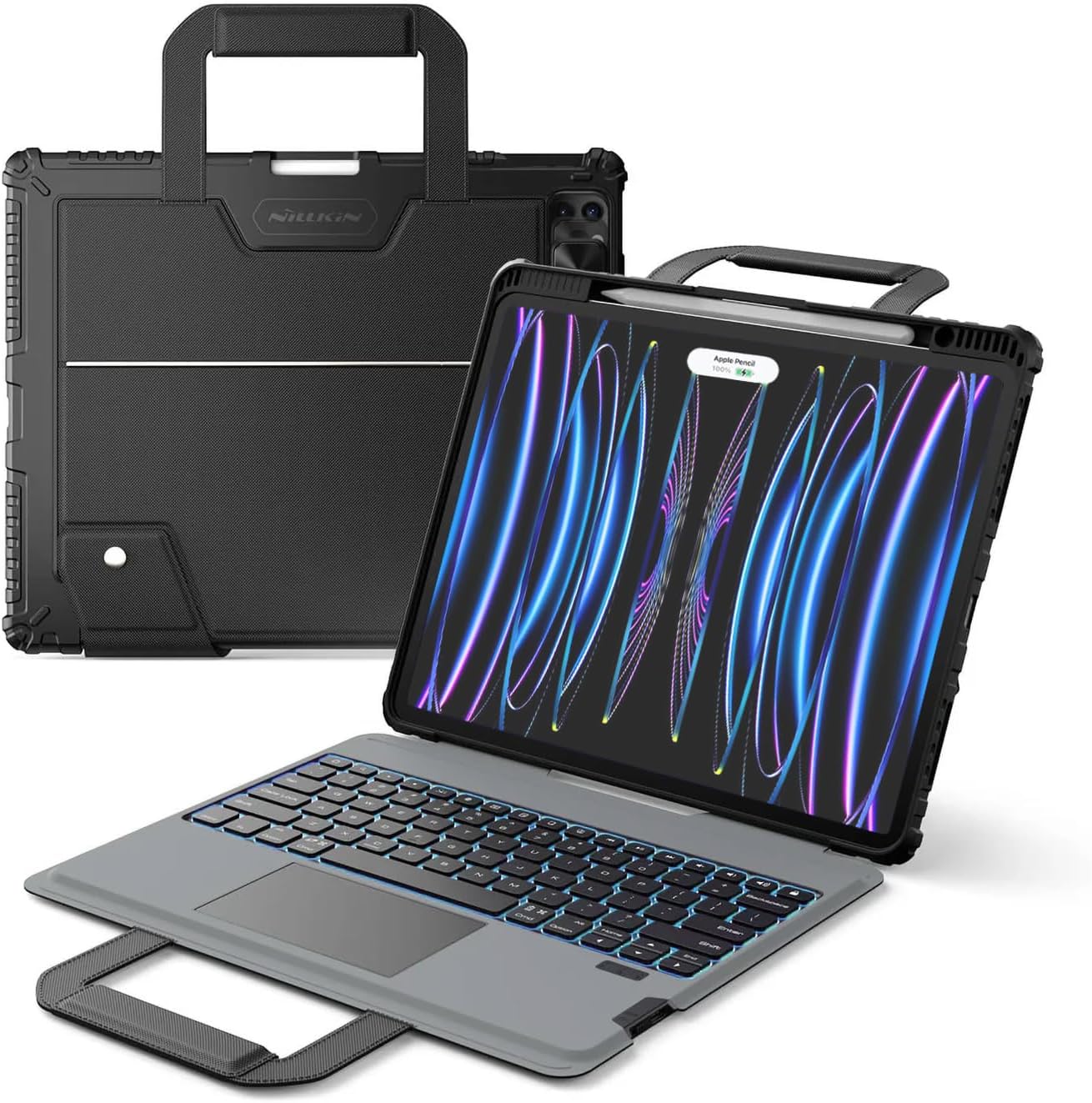 Nillkin Rugged Keyboard Case - Ultimate Convenience for iPad Pro 12.9