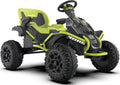 24V Ride on Toy for Big Kids - 4WD Go Kart with Bluetooth Speaker