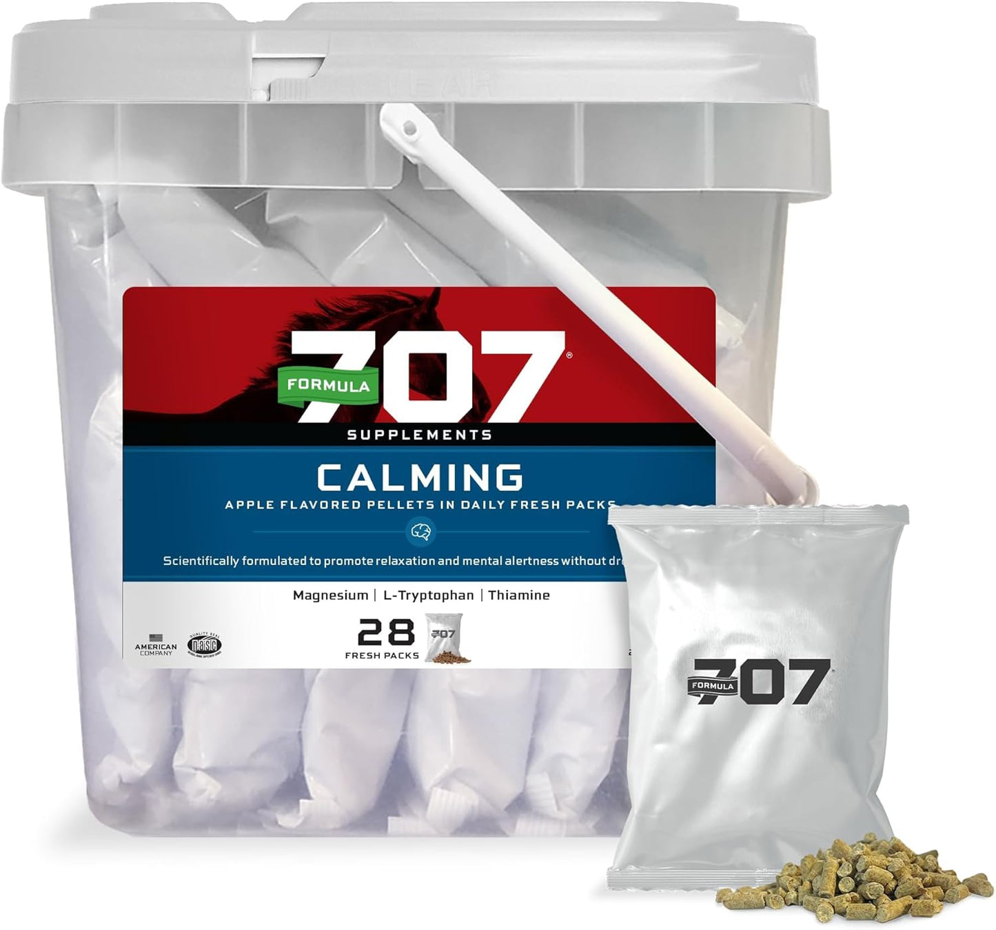 Formula 707 Calming Equine Supplement for Anxiety Relief