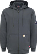 BOCOMAL FR Hoodies Zipper Front Lightweight Cotton for Summer