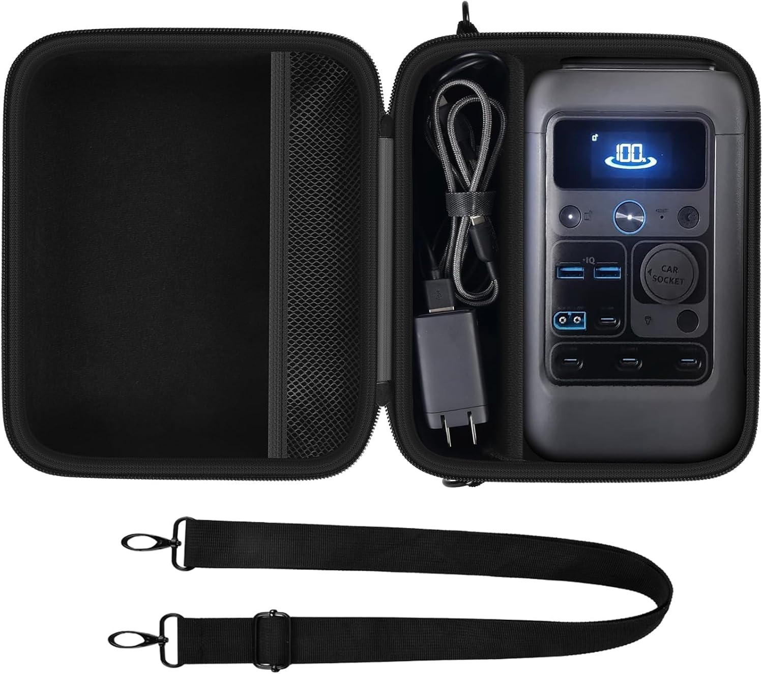 ANKHOH Power Bank Case for Anker SOLIX C200/C300 - Outdoor Charging Solution
