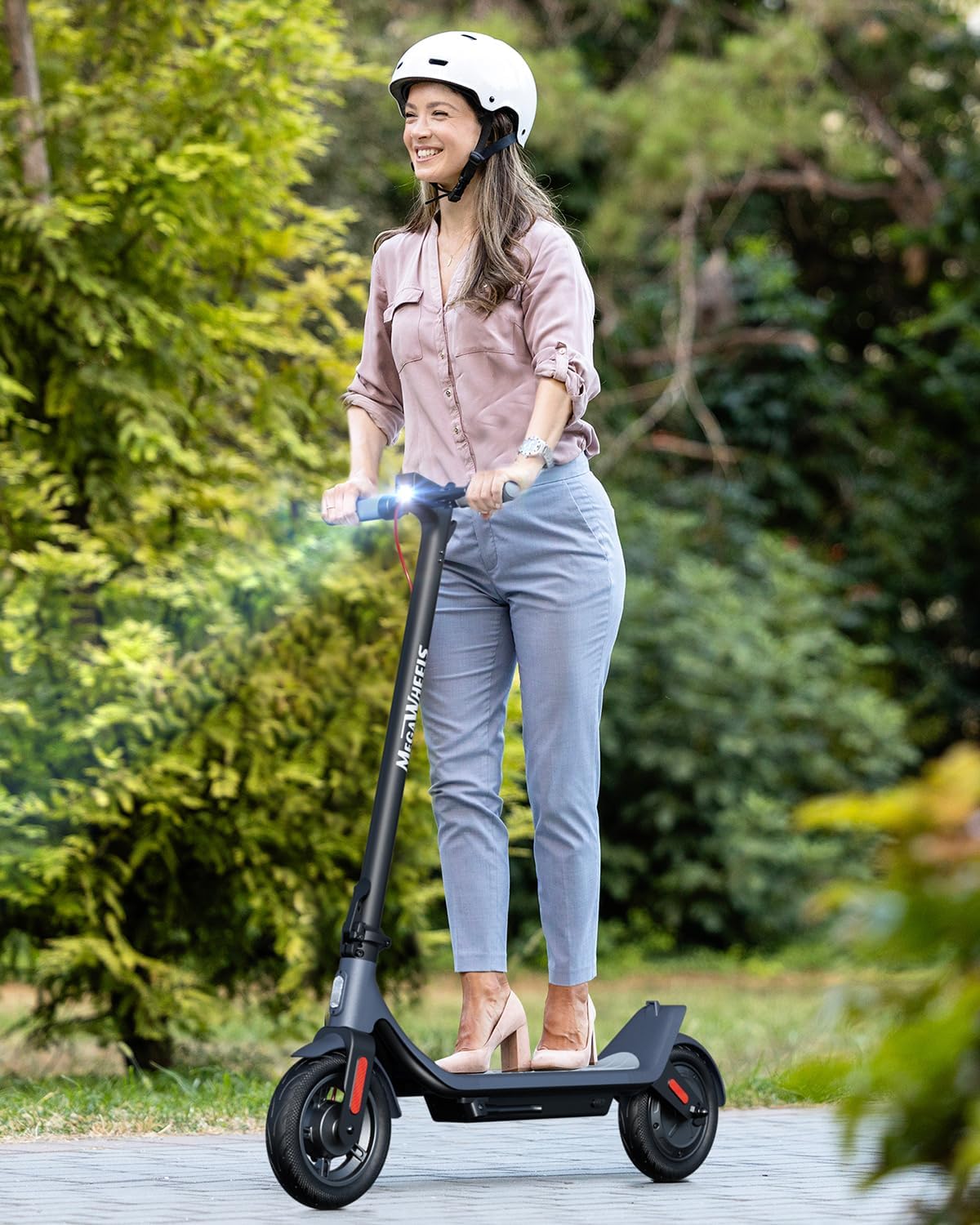 Electric Scooter with 10in Tires and 350W Motor for Adults