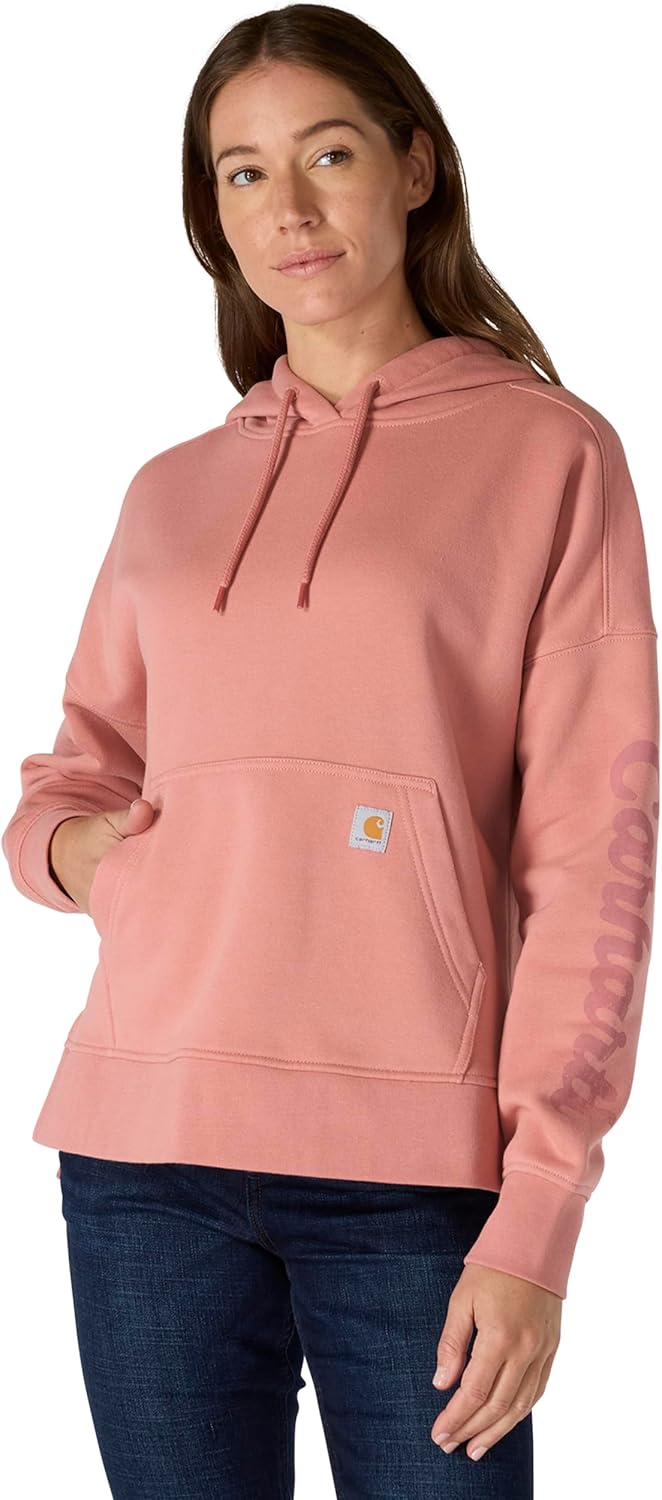 Carhartt Women's Oversized-fit Midweight Hooded Heart Sweatshirt