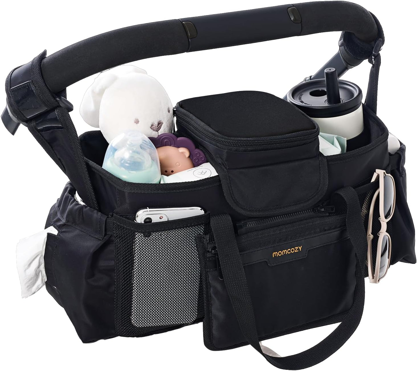 Momcozy Extra Large Stroller Organizer Max for Busy Parents