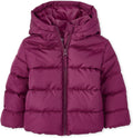 Baby and Toddler Girls Medium Weight Wind-Resistant Puffer Jacket made