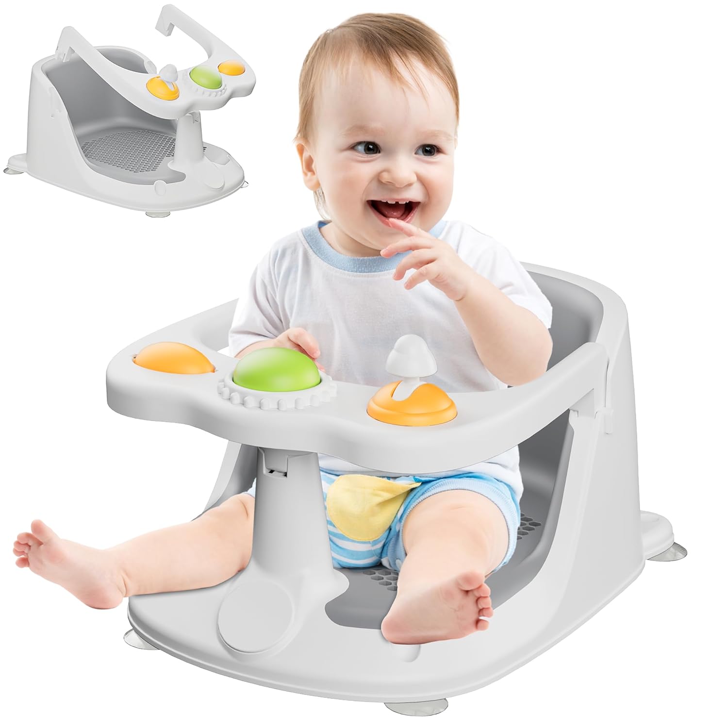 Baby Bath Seat for Babies 6 Months & Up, Comfortable & Safe