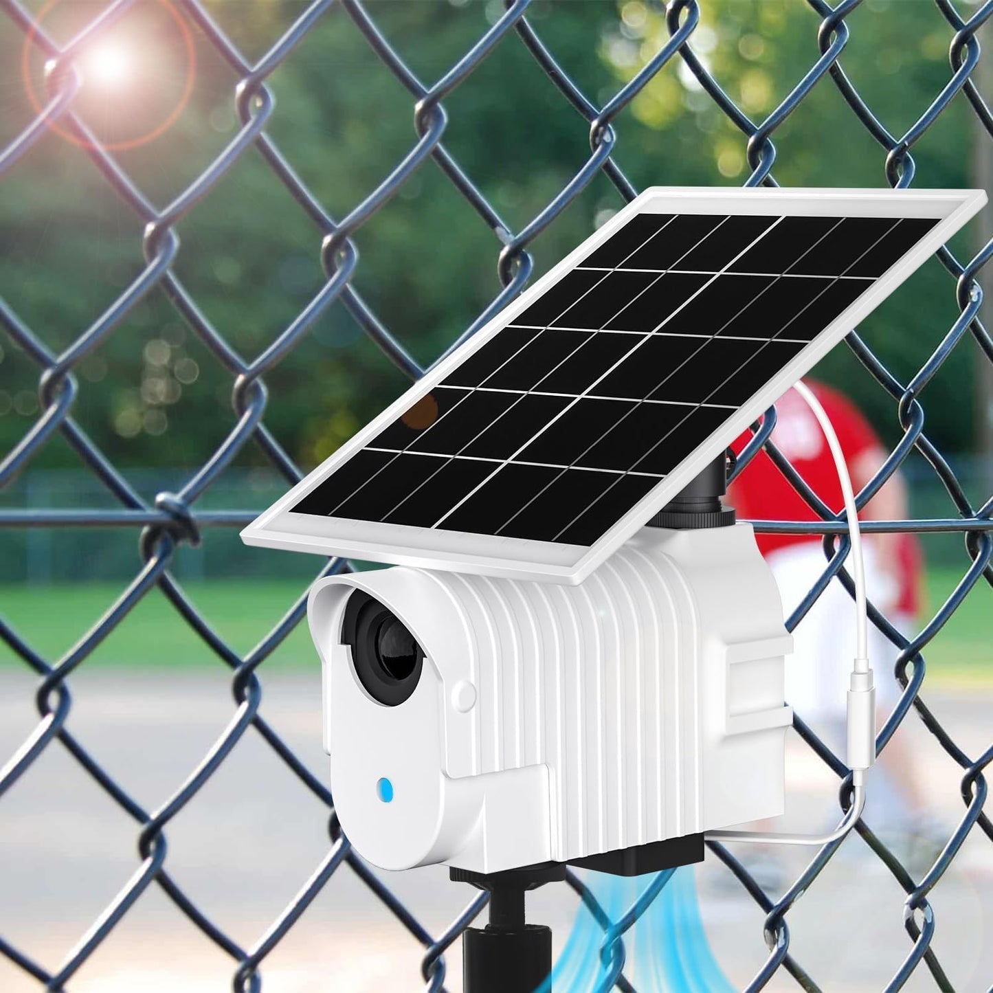 Protective Shade for Mevo Start with Solar Fan for Summer Use
