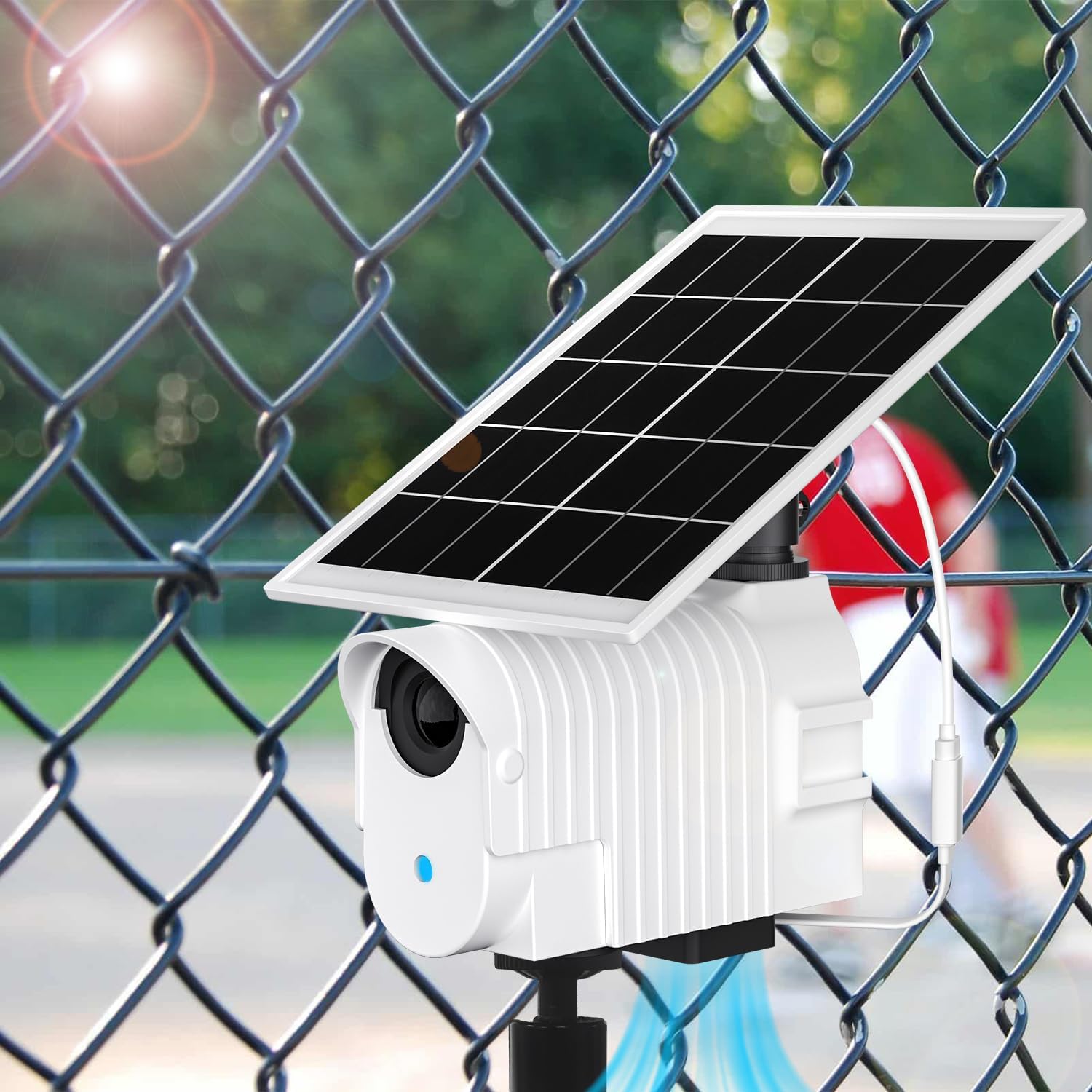 Protective Shade for Mevo Start with Solar Fan for Summer Use