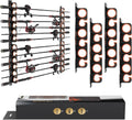 SafeGuard Fishing Rod Holder Rack for Wall or Ceiling - Holds 12 Rods