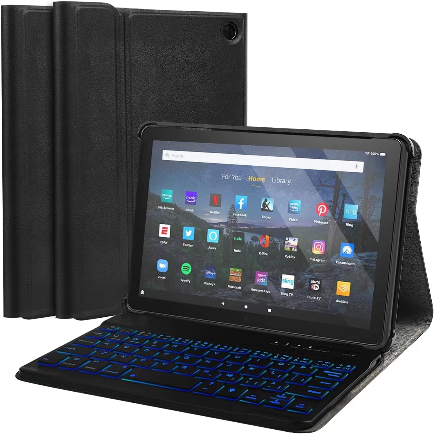 Fire HD 8 Keyboard Case with Backlit Detachable Keyboard