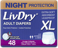 LivDry Overnight Protective Underwear XL Size - Overnight Protection