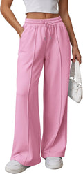 Womens Wide Leg Sweatpants High Waisted Baggy Pants - Comfy Fit