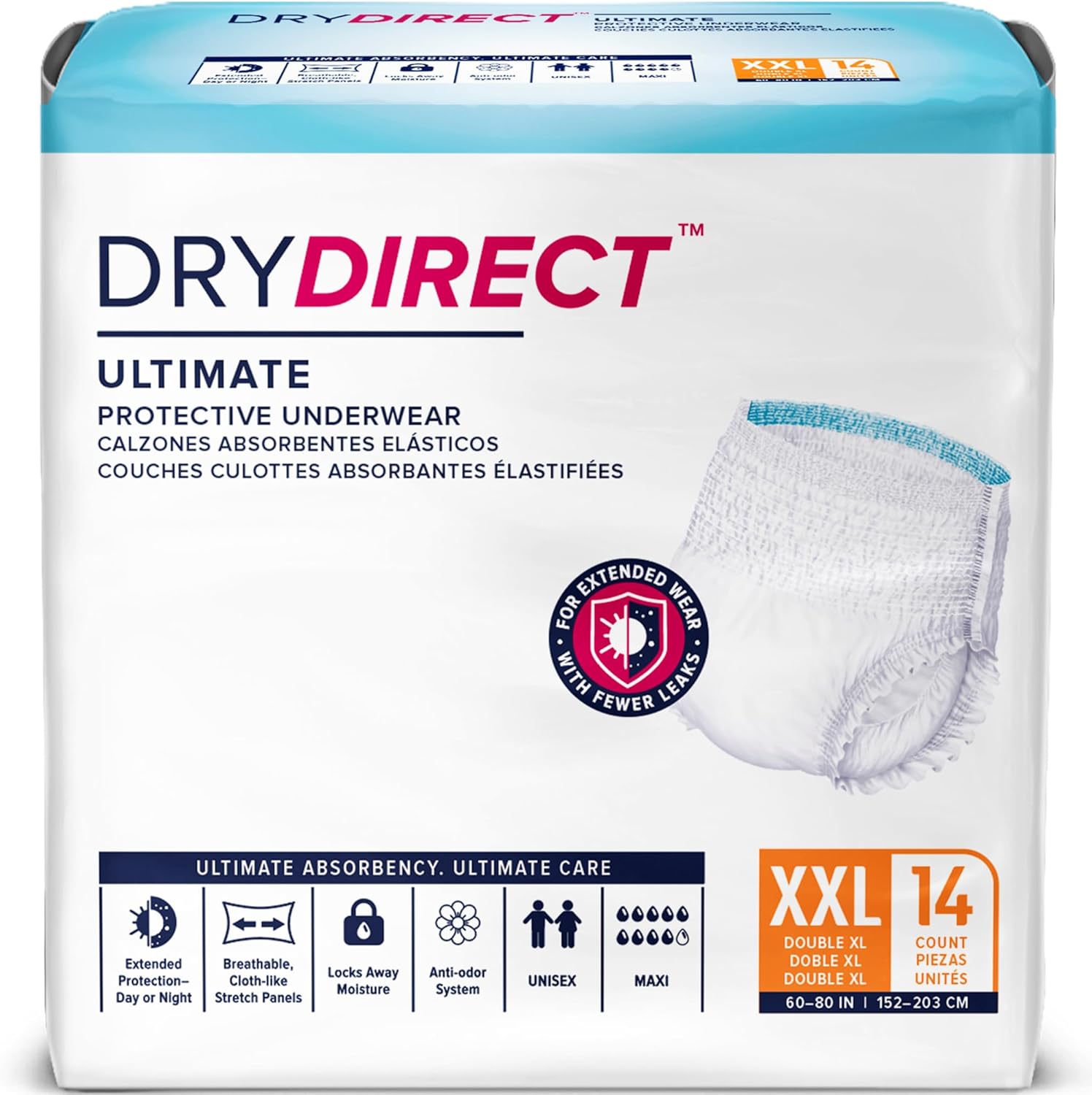 Dry Direct Ultimate Protective Underwear for Maximum Comfort