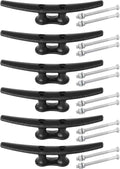 Dock Cleats 8 in Electrophoretic Coated Black - Strong Marine Cleat