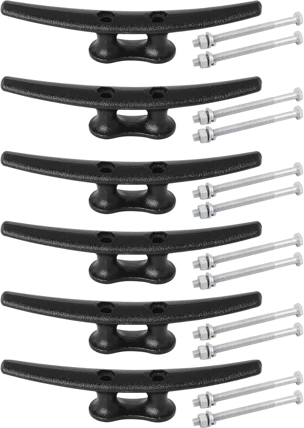 Dock Cleats 8 Inch with Hardware for Secure Boat Tying