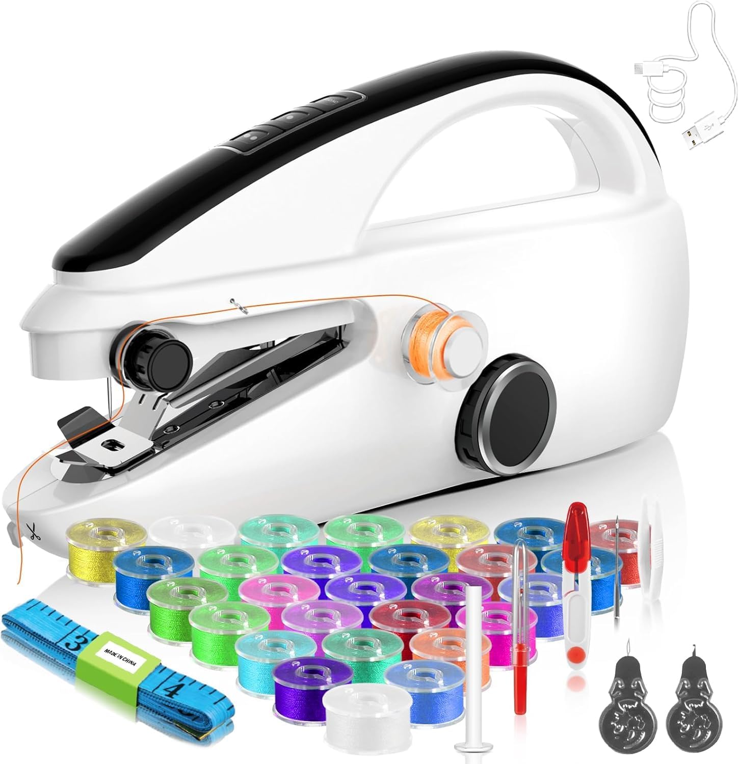 Compact & Easy - Cordless Handheld Sewing Machine