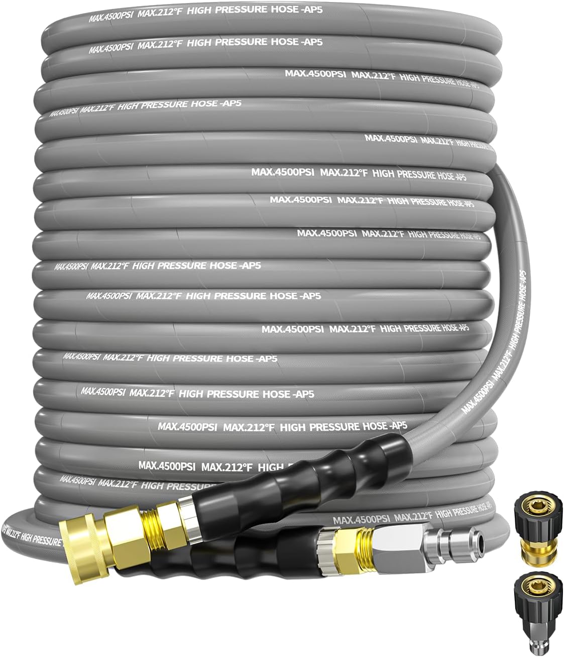 Pressure Washer Hose 75FT 3/8in for Hot and Cold Water Use