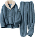 Fluffy Pajamas Set for Women - Cozy Fleece Sleepwear