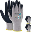 Work Gloves for Women - Breathable Rubber Coated, Eco Friendly KGE19L