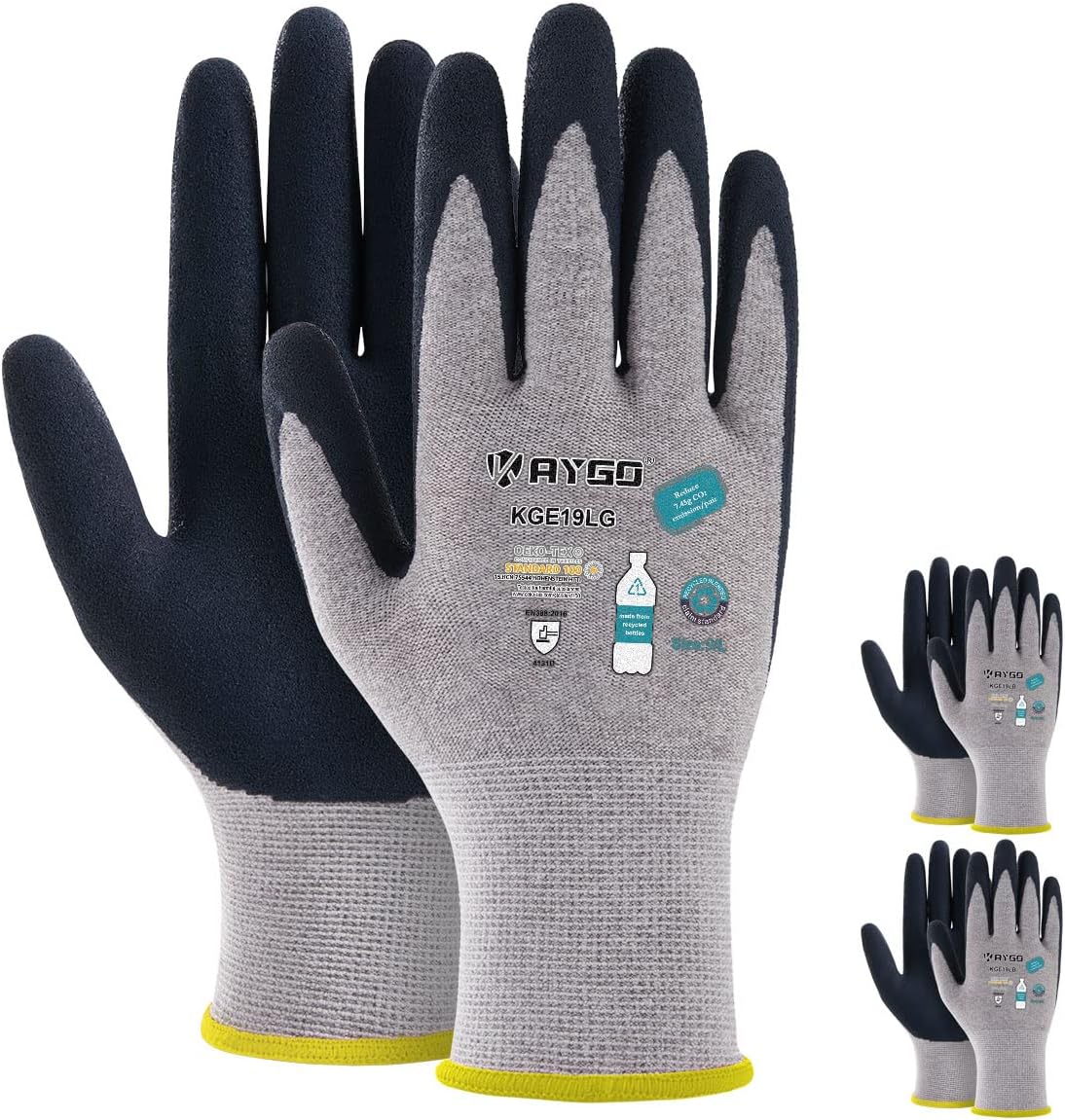 KAYGO Work Gloves for Women: Eco Friendly Safety Gloves