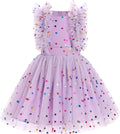 Confetti Birthday Dress for Girls Perfect for Cake Smash Celebrations