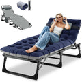 DoCred Heavy Duty Chaise Lounge Chair for Outdoor Relaxation