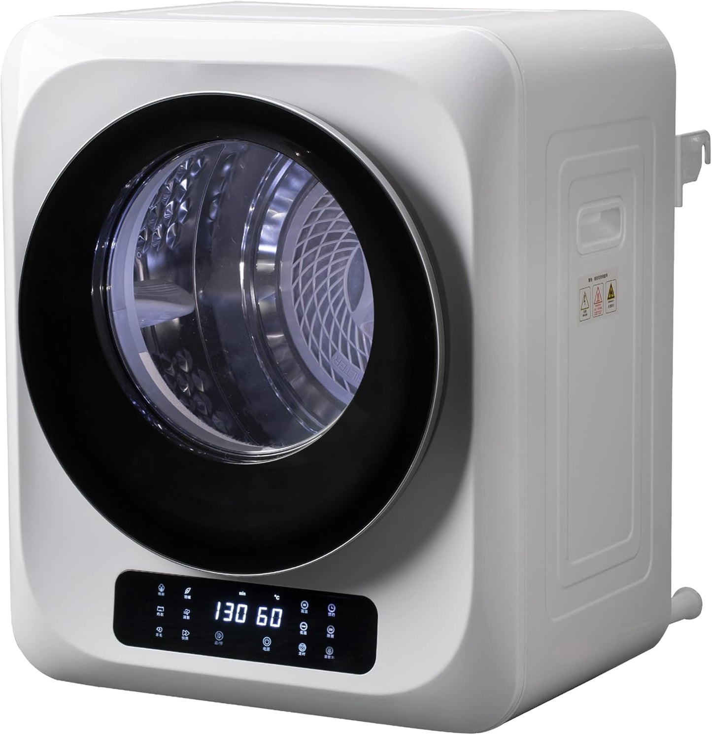 6.6Lbs Portable Clothes Dryer with LED Touch Control Panel