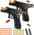 2Pack Soft Bullet Toys Gun - Semi-Automatic Foam Blasters for Kids