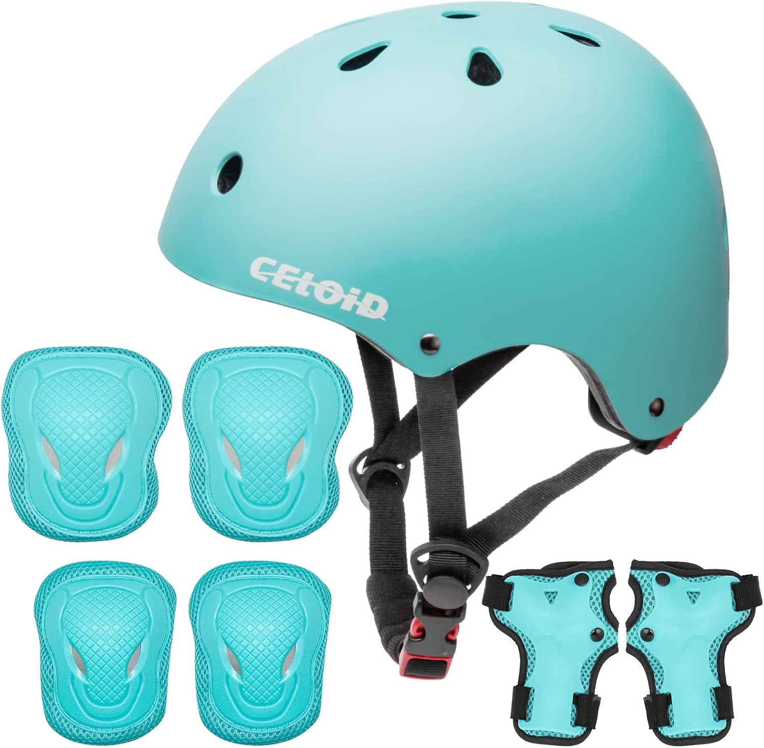 Kids Bike Skateboard Helmet Pad Set for Safe Outdoor Fun