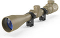 UUQ 3-9x40 Rifle Scope with Red/Green Illumination - Clear, Durable