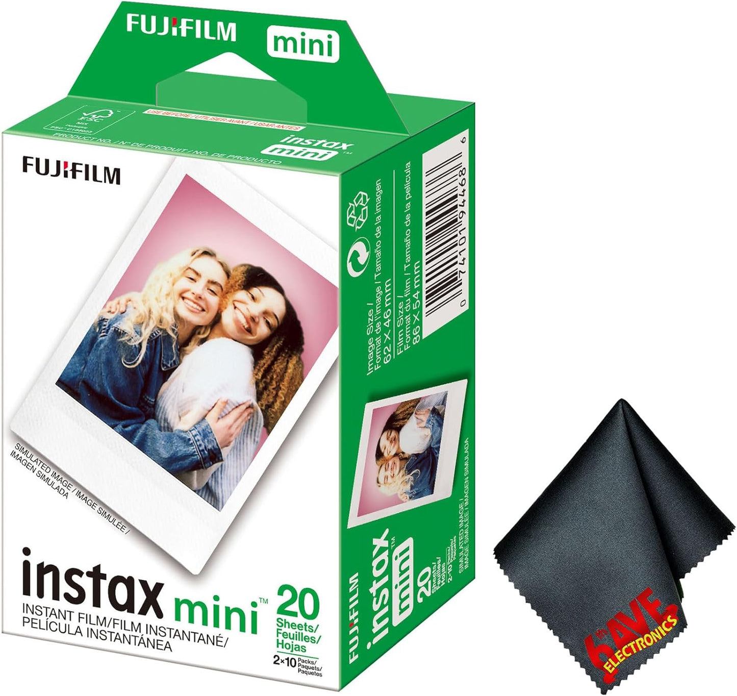 Fujifilm Instax Mini Instant Camera Film Bundle for Memories