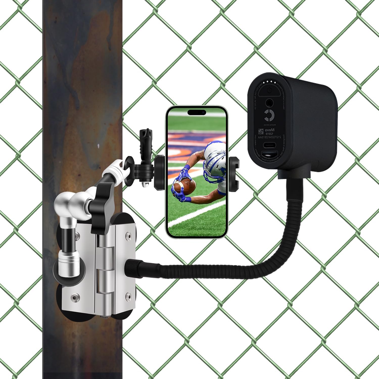 Magnetic Fence Mount for Mevo Start and Action Cameras