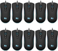 Rii Wired Mouse RM105 USB Optical Mouse - Comfortable Office RGB