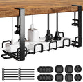 Cable Management Tray Under Desk 15.8in - Sturdy No-Drill Cord