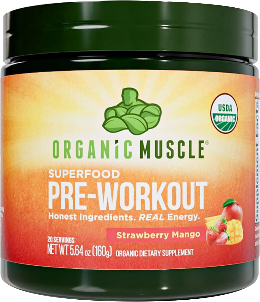 USDA Organic Pre-Workout Powder for Clean Energy Boost
