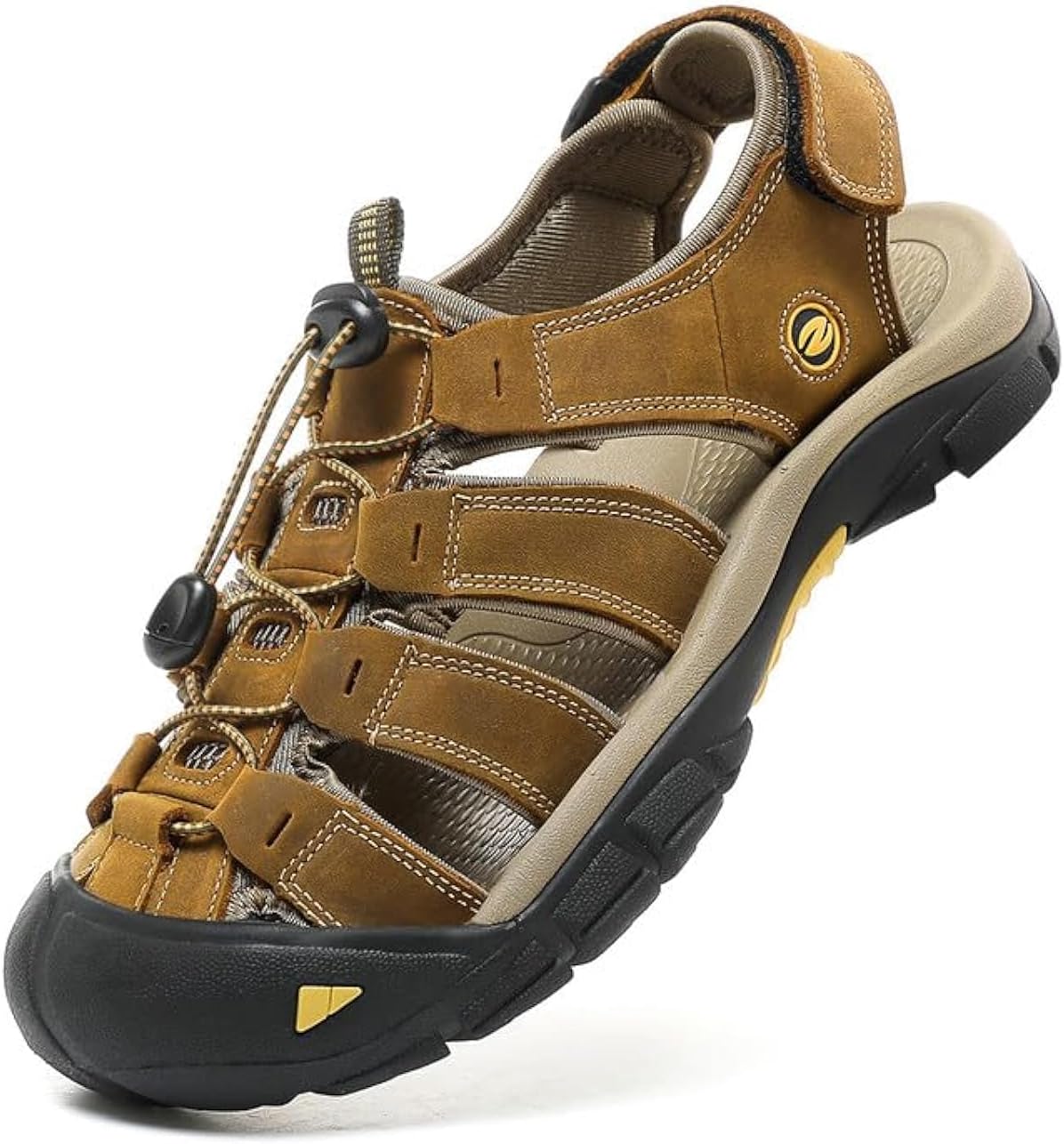 Ziitop Mens Hiking Sandals: Lightweight Closed Toe Water Shoes