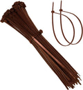 Cable Zip Ties 8 in 100 Pack - Strong Self-Locking Nylon Ties