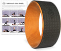 SukhaMat Yoga Wheel Pro 12.5in x 5in - Deepen Backbends & Stretch