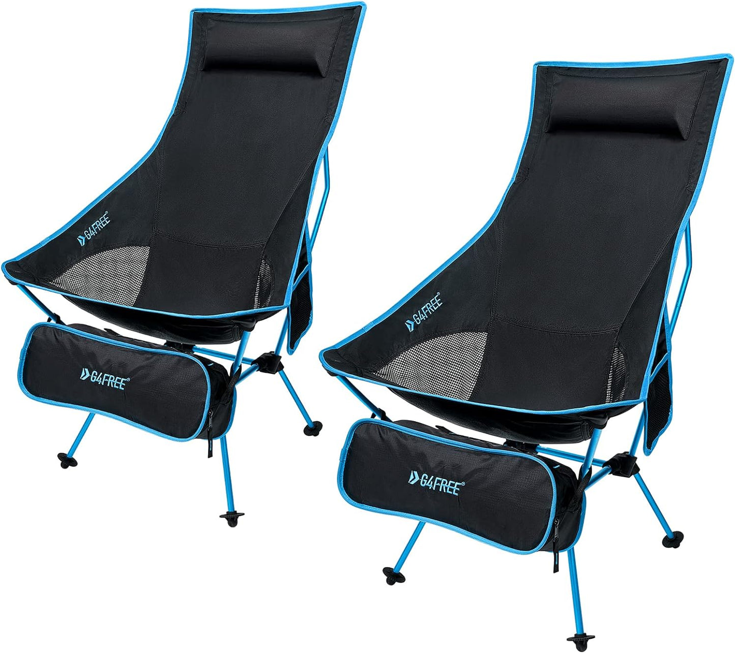 G4Free High Back Camp Chair Duo - Lightweight & Heavy Duty!