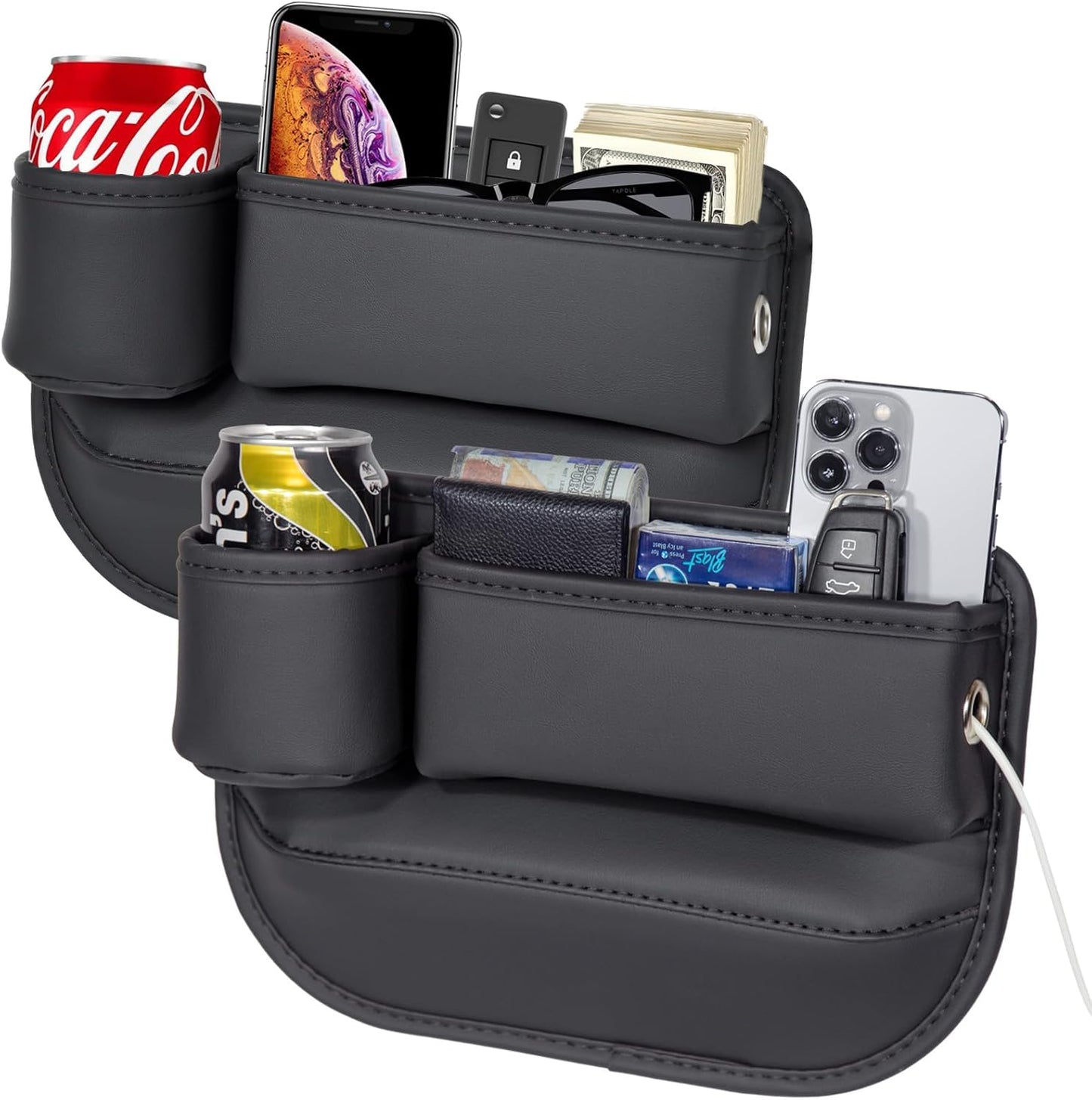 Car Seat Gap Organizer with Cup Holders - ETZAR