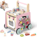 Wooden Baby Walker 4-in-1 Activity Center - Montessori Push Walker