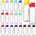 Mifoci 20-Pack 17 oz Plastic Water Bottles Bulk - Leak Proof Flip Top