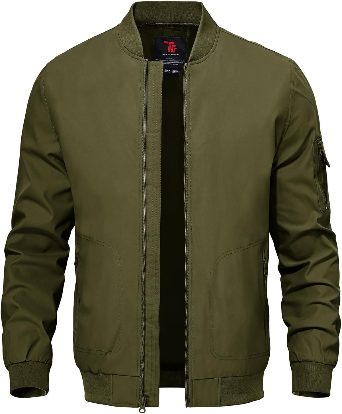 TBMPOY Men's Lightweight Bomber Jacket for Stylish Fall Wear