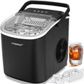 Countertop Ice Maker with Handle - Fast 6-Minute Bullet Ice Machine