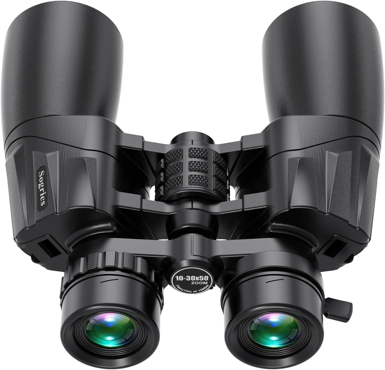High Powered 10-30x50 Zoom Binoculars for Bird Watching and Travel