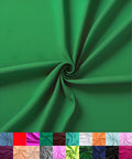 Poly Cotton Fabric Broadcloth by the Yard - Lightweight Kelly Green