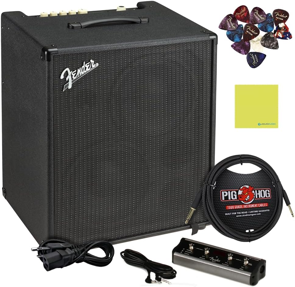 Powerful Fender Bass Amp Bundle + Accessories